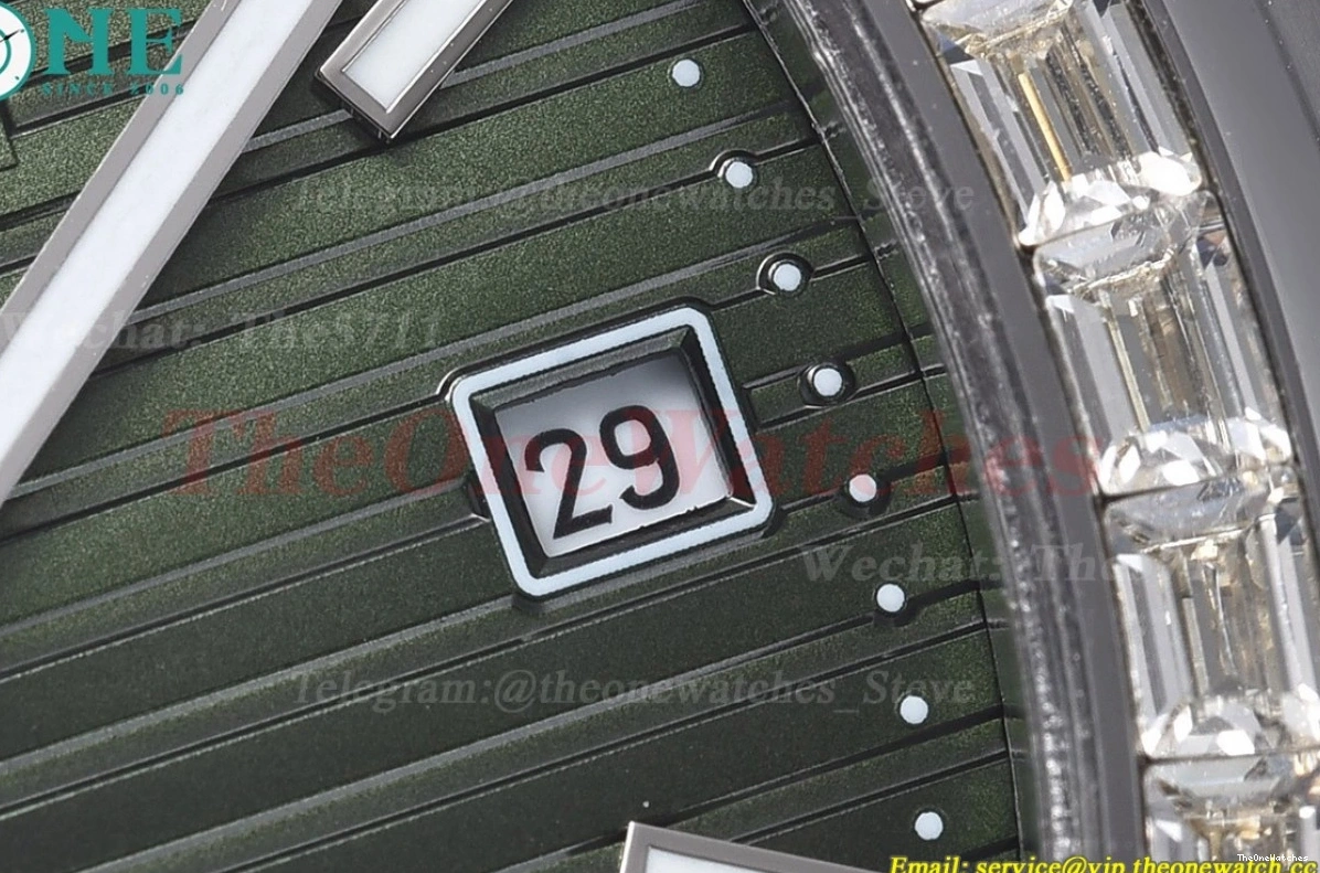 40mm SS MY8215 Dial Dia SS Green Nautilus GDF 1222